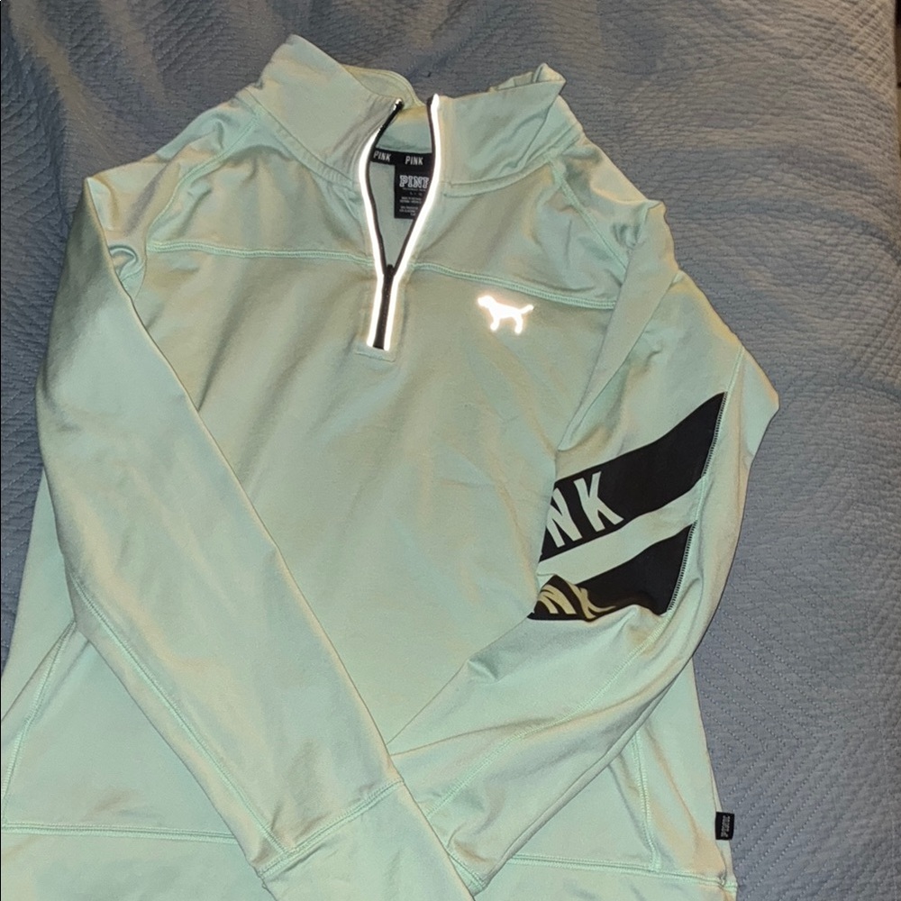 PINK Victoria's Secret Women's Mint Green Swim Top
